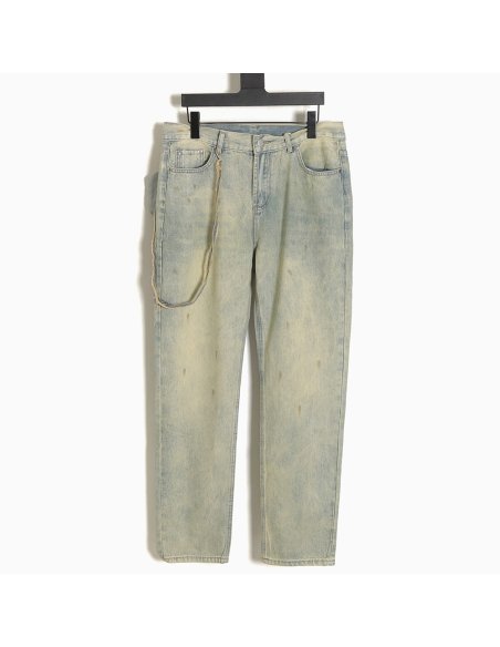 MARGIELA Distressed fanny pack jeans,Maison Margiela