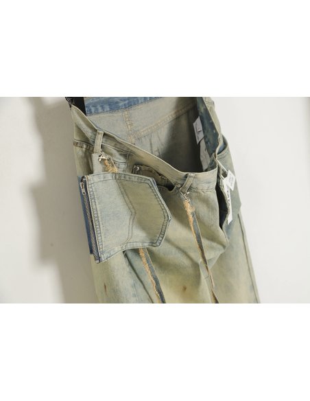 MARGIELA Distressed fanny pack jeans,Maison Margiela