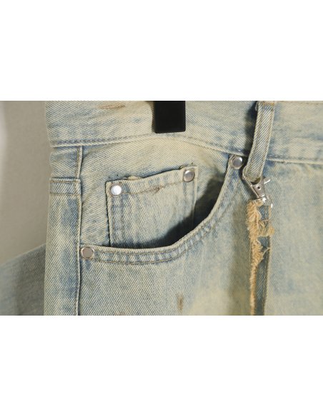MARGIELA Distressed fanny pack jeans,Maison Margiela