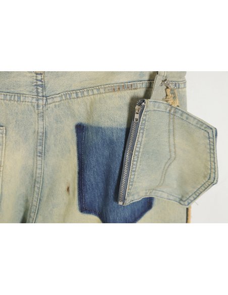 MARGIELA Distressed fanny pack jeans,Maison Margiela