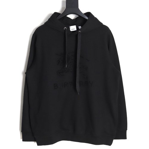 Burberry Towel Embroidered War Horse Hooded Sweatshirt TSK2,Burberry