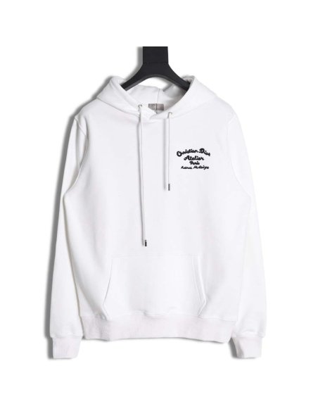 Dior 23Fw hooded sweatshirt with front and back signature letters embroidery,Dior