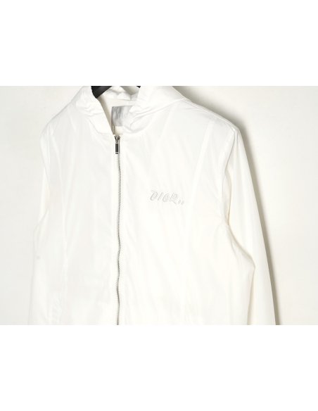 Dior embroidered letters small wasp hooded jacket,Dior