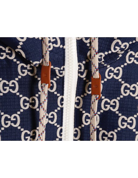 Gucci new color block sleeve detachable hooded jacket,Gucci
