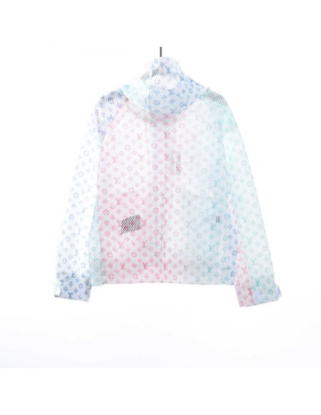 Louis Vuitton Gradient Presbyopia Mesh Hooded Jacket TSK1,Louis Vuitton
