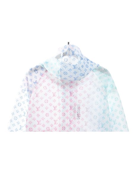 Louis Vuitton Gradient Presbyopia Mesh Hooded Jacket TSK1,Louis Vuitton