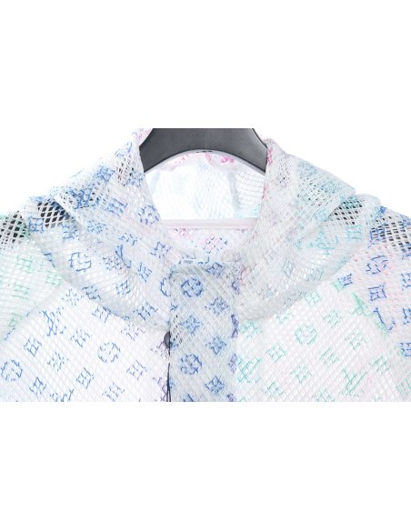 Louis Vuitton Gradient Presbyopia Mesh Hooded Jacket TSK1,Louis Vuitton