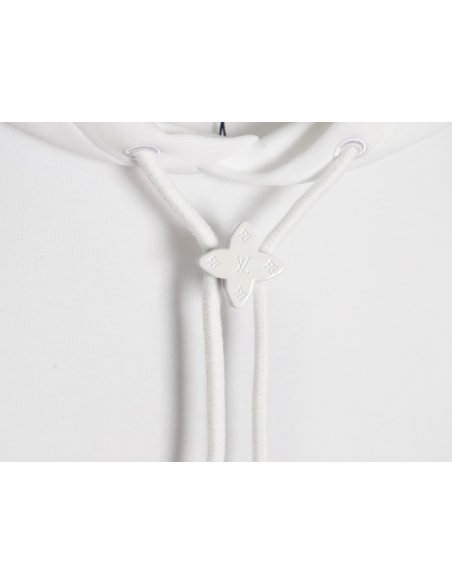 Louis Vuitton hardware floral hooded sweatshirt,Louis Vuitton