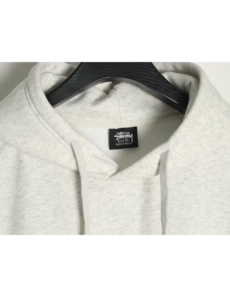 Stussy TGH letter printed hooded plus fleece hoodie,Stussy