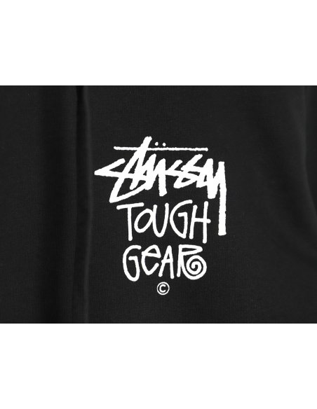 Stussy TGH letter printed hooded plus fleece hoodie TSK1,Stussy