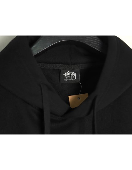 Stussy TGH letter printed hooded plus fleece hoodie TSK1,Stussy