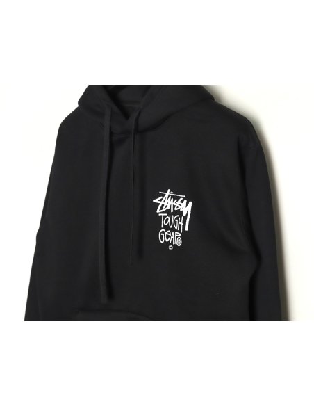 Stussy TGH letter printed hooded plus fleece hoodie TSK1,Stussy