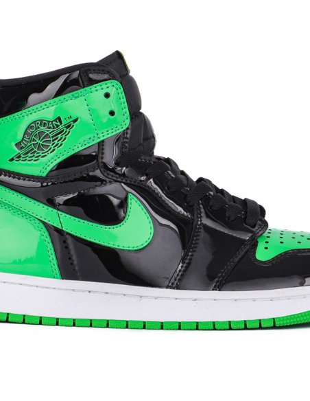 Air Jordan 1 Retro OG Patent Black Green with high quality,best top AIR JORDAN 1 HIGH