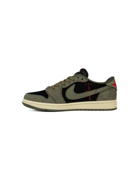 Travis Scott x Air Jordan 1 Low OG SP Black Olive with high quality,best top AIR JORDAN 1 LOW