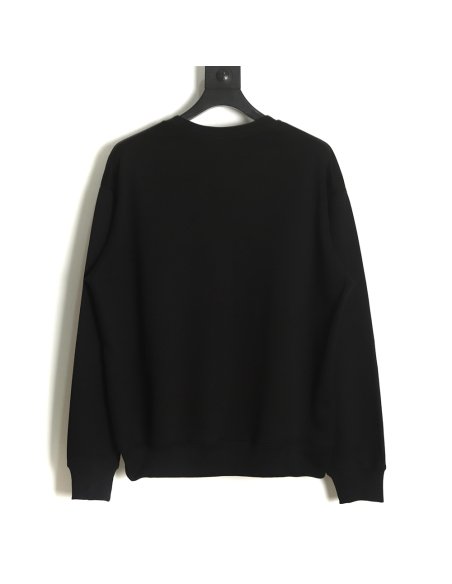 Alexander Wang 22FW Twisted Letters Crewneck Sweatshirt TSK1,Alexander Wang