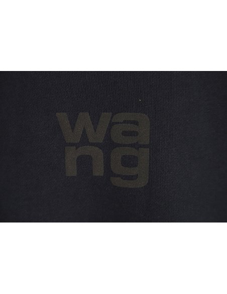 Alexander wang 23FW foam flag letter crew neck sweatshirt,Alexander Wang