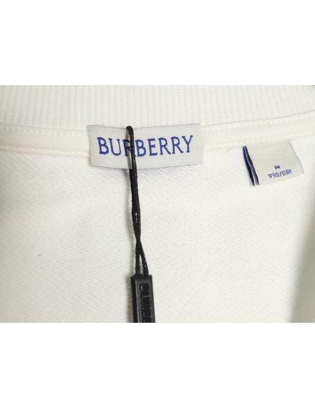 Burberry hem embroidered war horse crew neck sweatshirt,Burberry