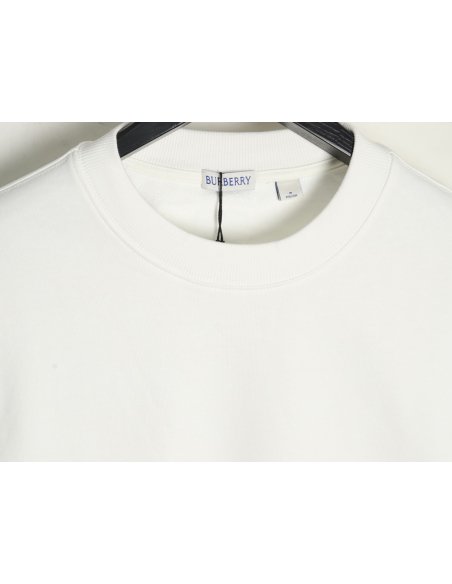 Burberry hem embroidered war horse crew neck sweatshirt,Burberry