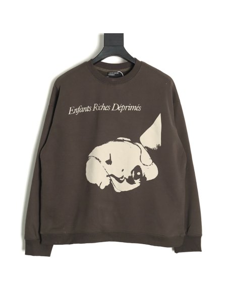 Enfants Riches Deprimes Sleeping Girl Distressed Print Sweatshirt S-XL,ENFANTS RICHES DEPRIMES