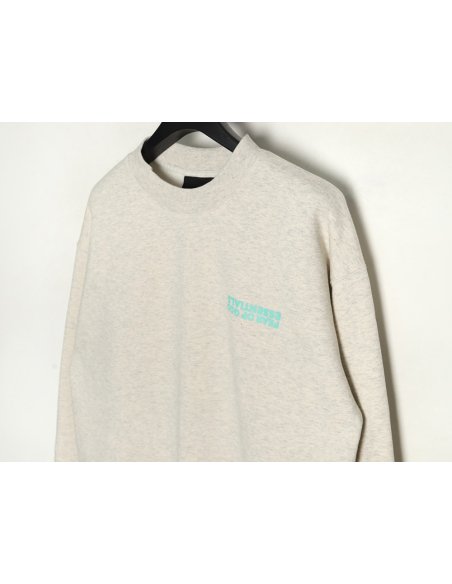 Fear of God Inverted Letters Crew Neck Sweatshirt,Fear of God