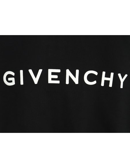 Givenchy round neck sweatshirt with front and back 3D embroidery,Givenchy