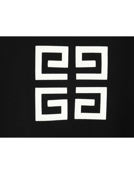 Givenchy round neck sweatshirt with front and back 3D embroidery,Givenchy