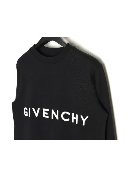 Givenchy round neck sweatshirt with front and back 3D embroidery,Givenchy