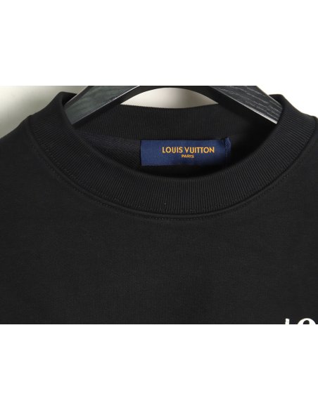 Louis Vuitton   Chrome Hearts joint Sanskrit letter print crew neck sweatshirt TSK1,Louis Vuitton