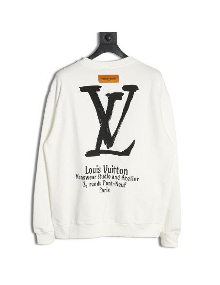 Louis vuitton limited edition slogan V letter sweatshirt,Louis Vuitton