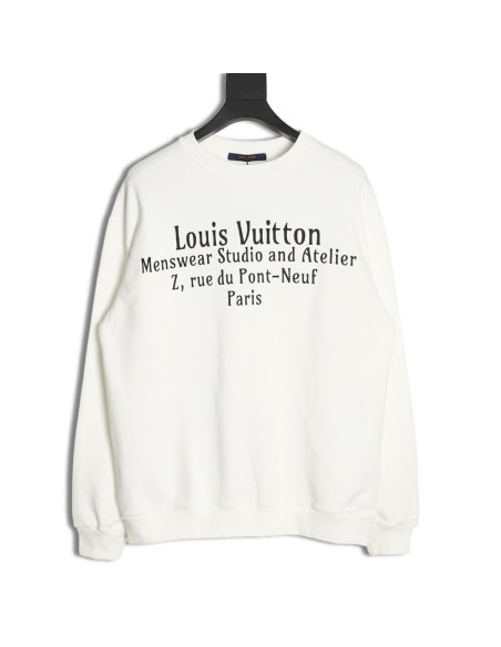 Louis vuitton limited edition slogan V letter sweatshirt,Louis Vuitton