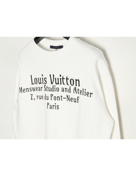 Louis vuitton limited edition slogan V letter sweatshirt,Louis Vuitton