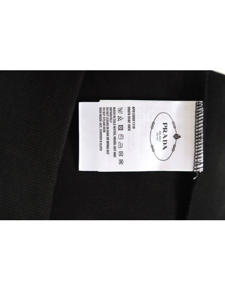 Prada 22Fw triangle pocket crew neck sweatshirt,Prada