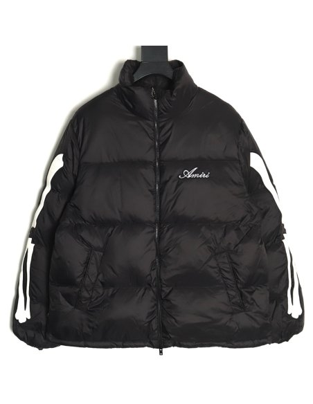 Amiri bone sleeve embroidered down jacket,Amiri
