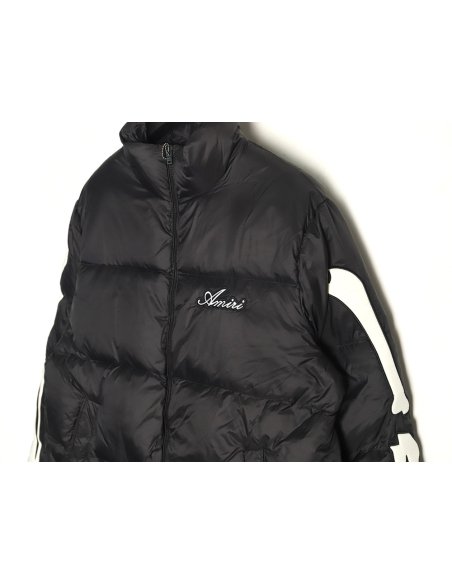 Amiri bone sleeve embroidered down jacket,Amiri