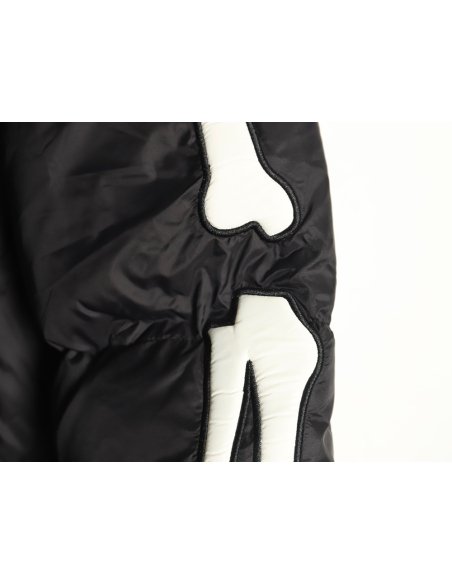 Amiri bone sleeve embroidered down jacket,Amiri