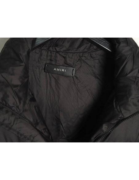 Amiri bone sleeve embroidered down jacket,Amiri