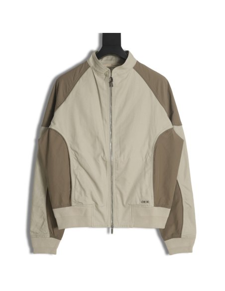Dior 23ss autumn and winter new stand collar long sleeve flight jacket,Dior
