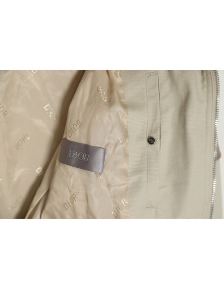 Dior 23ss autumn and winter new stand collar long sleeve flight jacket,Dior
