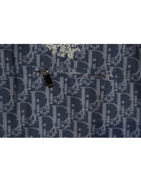 Dior 23ss new full printed old flower zipper jacket,Dior