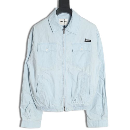 Miu Miu double pocket belted jacket,Miu Miu