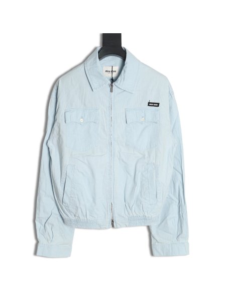 Miu Miu double pocket belted jacket,Miu Miu