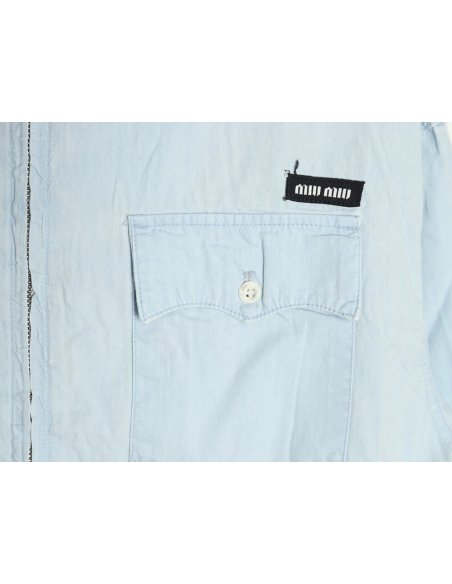 Miu Miu double pocket belted jacket,Miu Miu