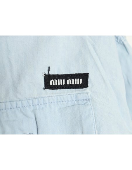 Miu Miu double pocket belted jacket,Miu Miu