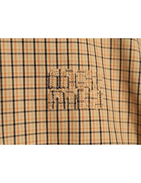 Miu Miu yellow checked jacket,Miu Miu