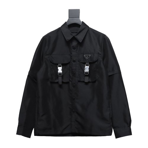 Prada detachable nylon work jacket,Prada