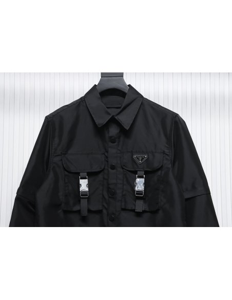 Prada detachable nylon work jacket,Prada