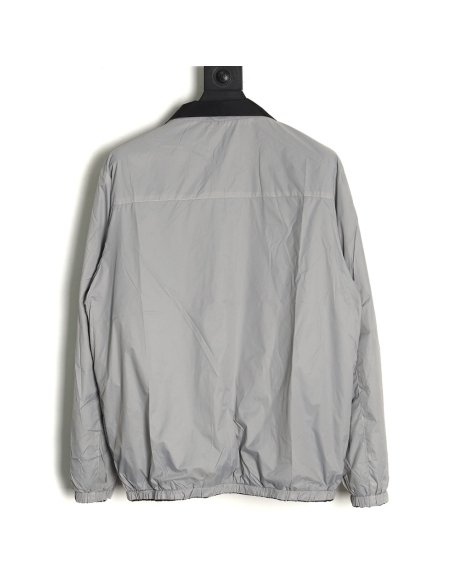 Prada triangle logo reversible zip-up jacket S-XL,Prada