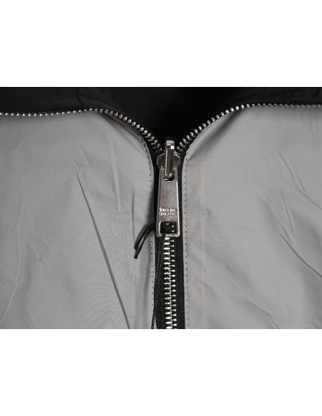 Prada triangle logo reversible zip-up jacket S-XL,Prada