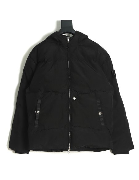 STONE ISLAND Black Ghost Shadow Series Down Jacket,Stone Island