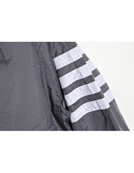 Thom Browne Hooded Four Bar Mesh Windbreaker Jacket,Thom Browne